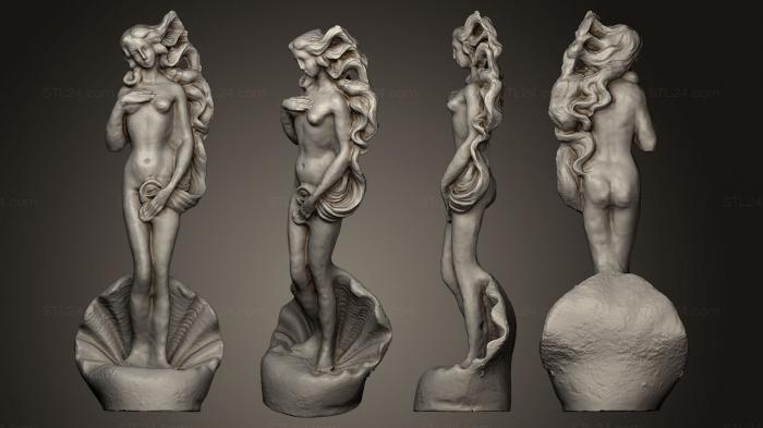Statues antique and historical (The birth of Venus, STKA_1302) 3D models for cnc